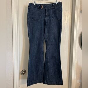 Coldwater Creek | Deep Indigo Flare Jeans | Size 8